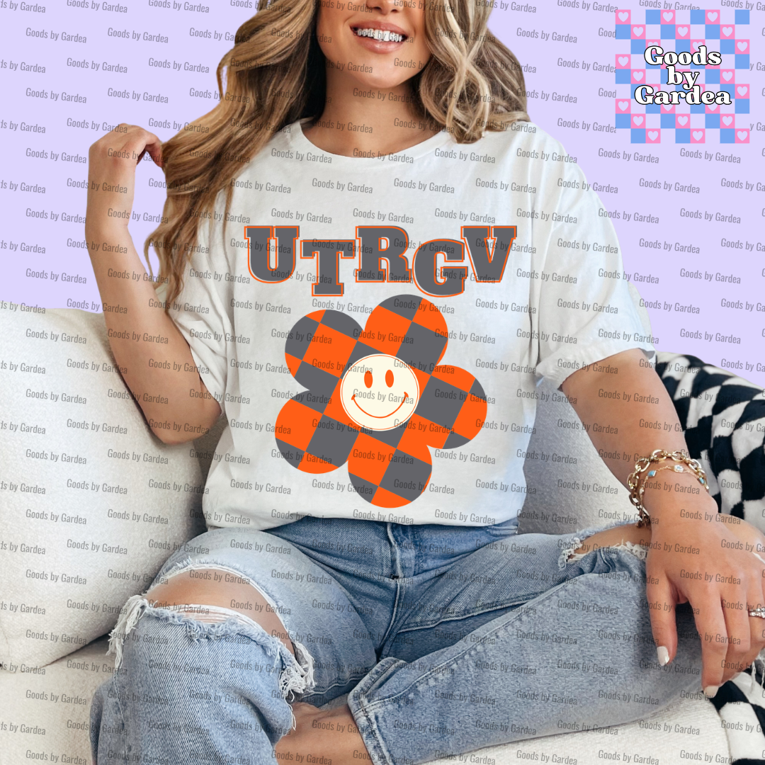 UTRGV Retro Flower Shirt